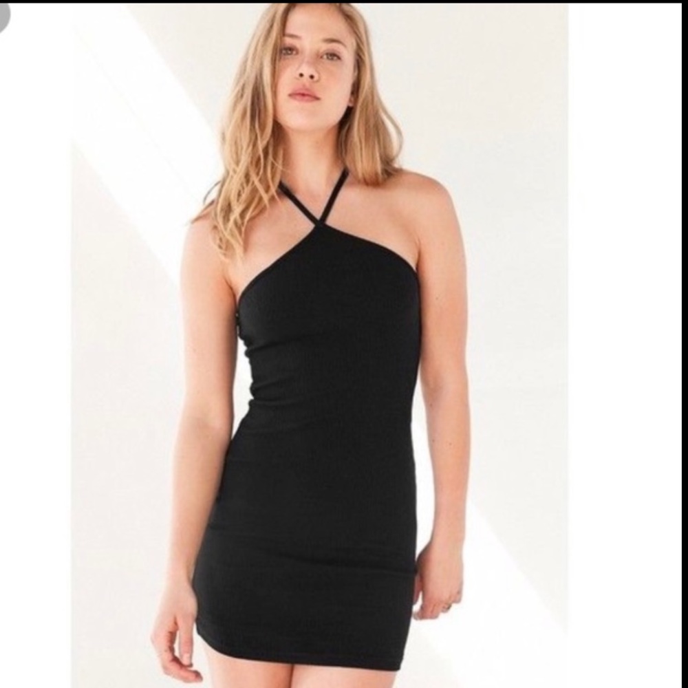 Urban Outfitters ribbed halter dress